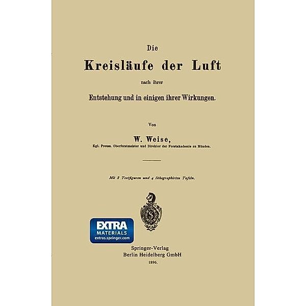 Die Kreisläufe der Luft nach ihrer Entstehung und in einigen ihrer Wirkungen, Werner Weise