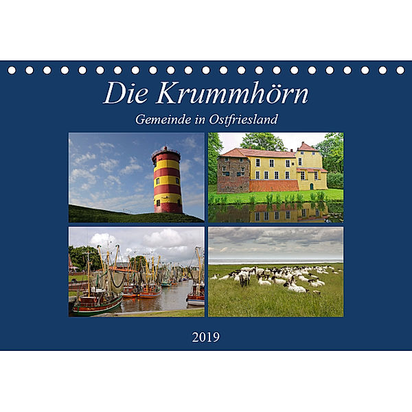 Die Krummhörn Gemeinde in Ostfriesland (Tischkalender 2019 DIN A5 quer), Rolf Pötsch