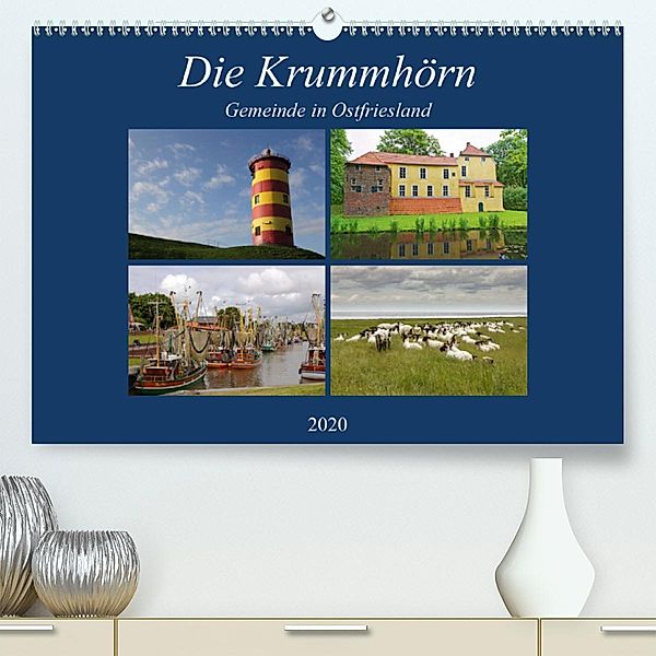 Die Krummhörn Gemeinde in Ostfriesland (Premium-Kalender 2020 DIN A2 quer), Rolf Pötsch