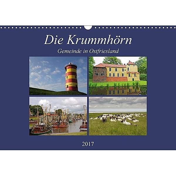 Die Krummhörn Gemeinde in Ostfriesland (Wandkalender 2017 DIN A3 quer), Rolf Pötsch