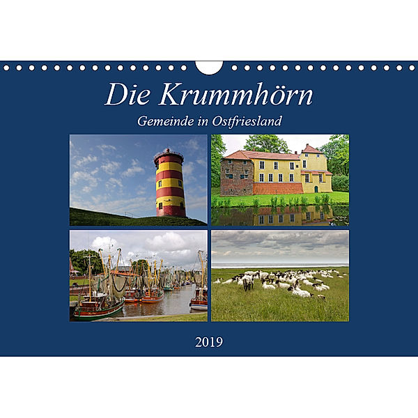 Die Krummhörn Gemeinde in Ostfriesland (Wandkalender 2019 DIN A4 quer), Rolf Pötsch