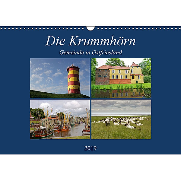 Die Krummhörn Gemeinde in Ostfriesland (Wandkalender 2019 DIN A3 quer), Rolf Pötsch