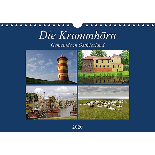 Die Krummhörn Gemeinde in Ostfriesland (Wandkalender 2020 DIN A4 quer), Rolf Pötsch