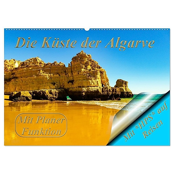 Die Küste der Algarve (Wandkalender 2024 DIN A2 quer), CALVENDO Monatskalender, Heinz-Peter Schwerin