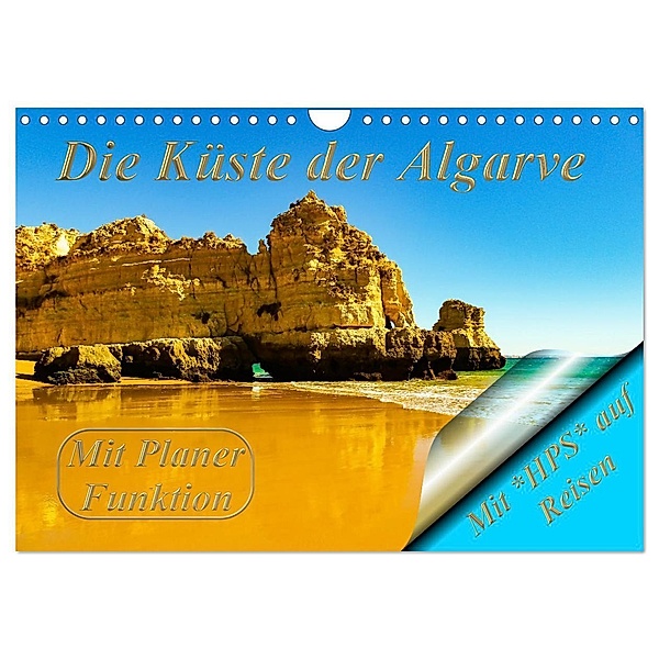 Die Küste der Algarve (Wandkalender 2024 DIN A4 quer), CALVENDO Monatskalender, Heinz-Peter Schwerin