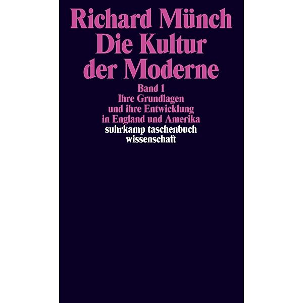 Die Kultur der Moderne, 2 Teile, Richard Münch