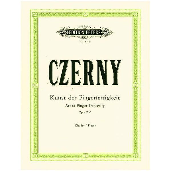 Die Kunst der Fingerfertigkeit für Klavier op. 740 (699), Carl Czerny