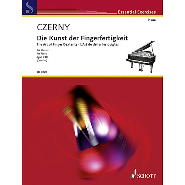 Die Kunst der Fingerfertigkeit op.740, für Klavier, Carl Czerny
