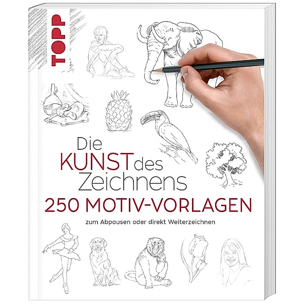 Die Kunst des Zeichnens 250 Motiv-Vorlagen, frechverlag