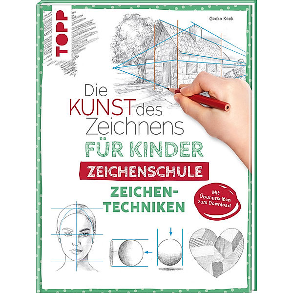 Die Kunst des Zeichnens für Kinder Zeichenschule - Zeichentechniken, Gecko Keck