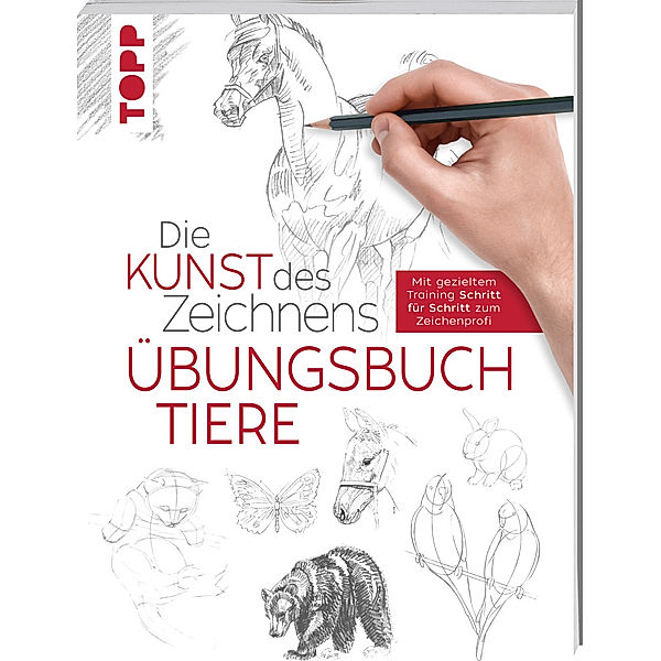 Die Kunst des Zeichnens - Tiere Übungsbuch, frechverlag