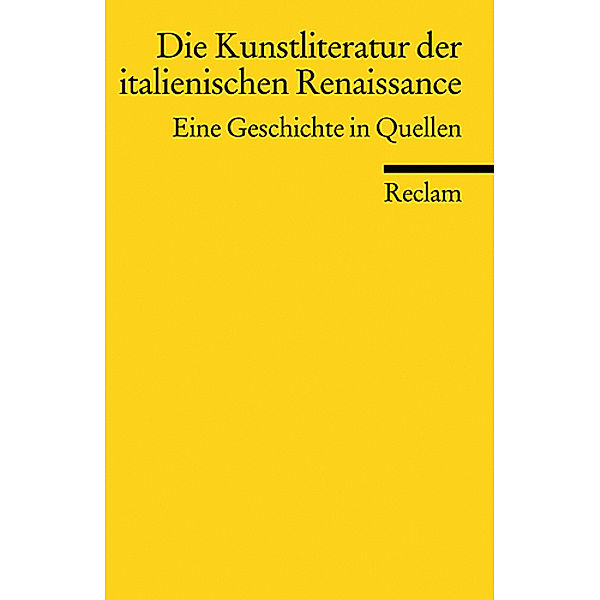 Die Kunstliteratur der italienischen Renaissance