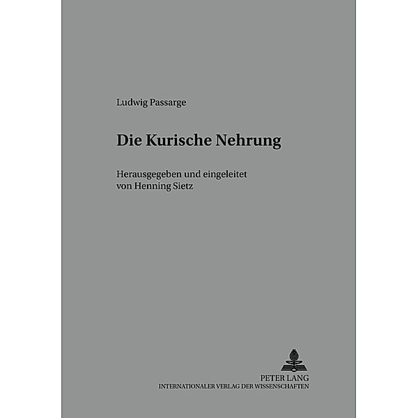 Die Kurische Nehrung, Henning Sietz