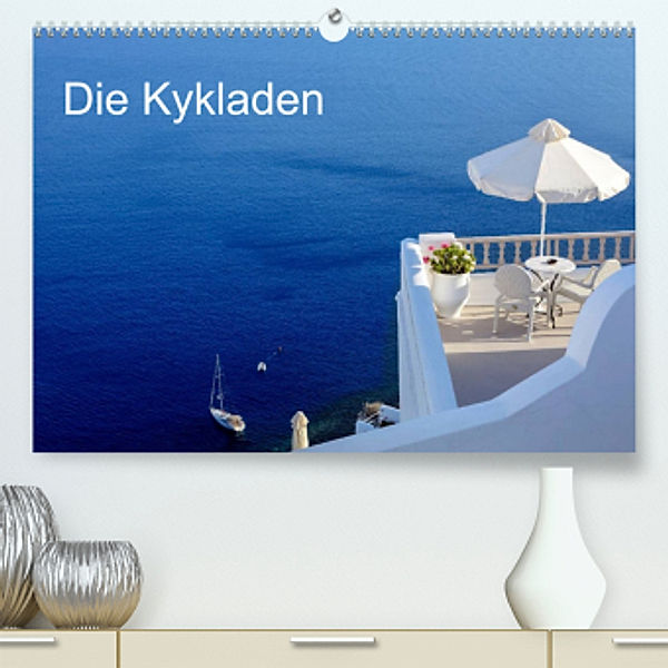 Die Kykladen (Premium, hochwertiger DIN A2 Wandkalender 2022, Kunstdruck in Hochglanz), Joana Kruse