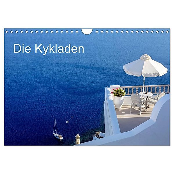 Die Kykladen (Wandkalender 2024 DIN A4 quer), CALVENDO Monatskalender, Joana Kruse