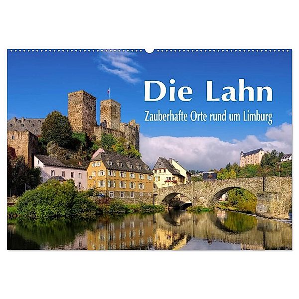 Die Lahn - Zauberhafte Orte rund um Limburg (Wandkalender 2025 DIN A2 quer), CALVENDO Monatskalender, Calvendo, LianeM