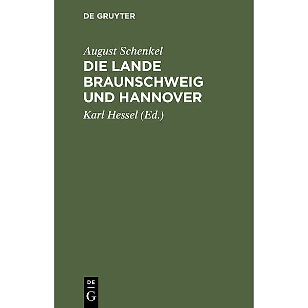 Die Lande Braunschweig und Hannover, August Schenkel