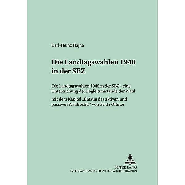 Die Landtagswahlen 1946 in der SBZ, Karl-Heinz Hajna