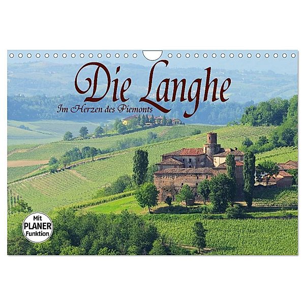 Die Langhe - Im Herzen des Piemonts (Wandkalender 2024 DIN A4 quer), CALVENDO Monatskalender, LianeM