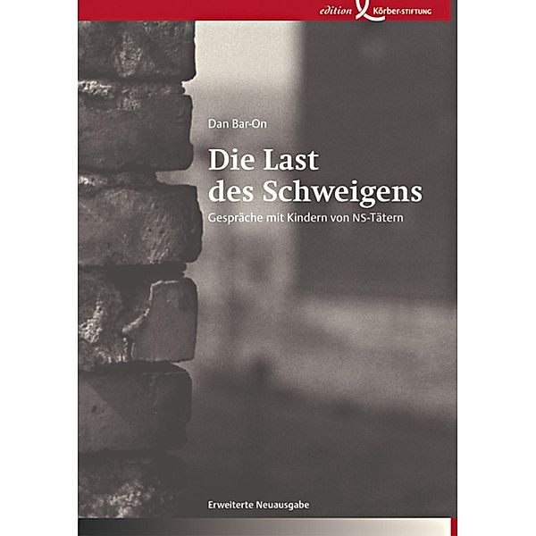 Die Last des Schweigens, Dan Bar-On