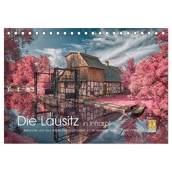 Die Lausitz in Infrarot (Tischkalender 2024 DIN A5 quer), CALVENDO Monatskalender, Martin Winzer