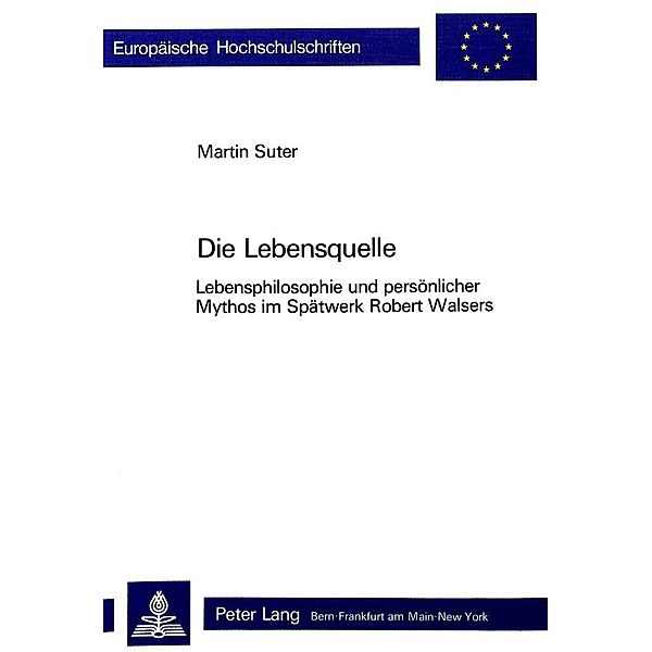 Die Lebensquelle, Martin Suter