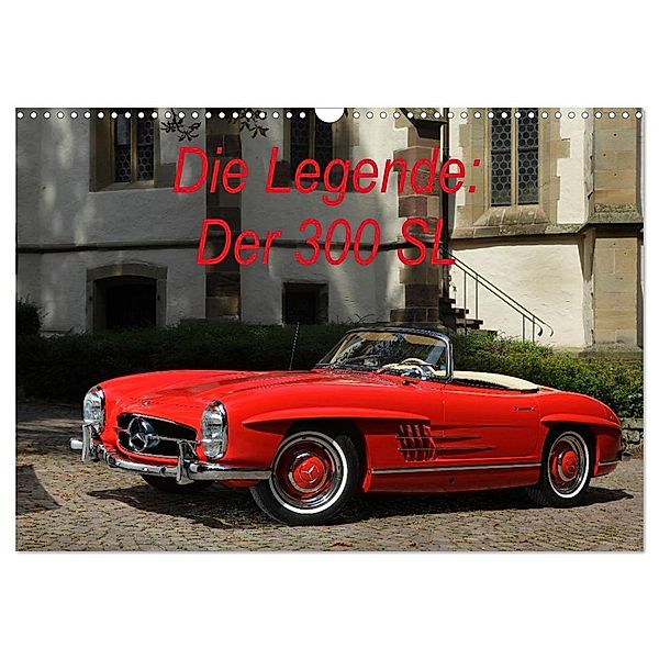 Die Legende: 300 SL (Wandkalender 2024 DIN A3 quer), CALVENDO Monatskalender, Stefan Bau