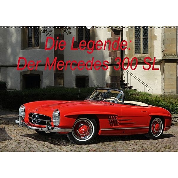 Die Legende: Mercedes 300 SL (Wandkalender 2014 DIN A3 quer), Stefan Bau
