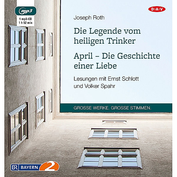 Die Legende vom heiligen Trinker / April - Die Geschichte einer Liebe,1 Audio-CD, 1 MP3, Joseph Roth