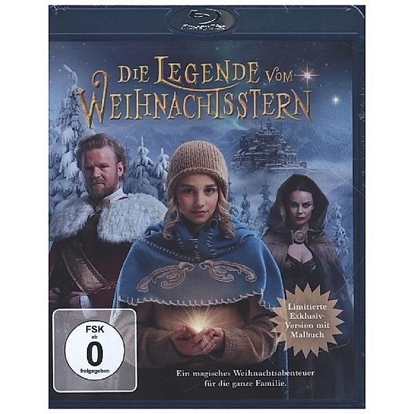 Die Legende vom Weihnachtsstern,1 Blu-ray (exklusiv mit Malbuch)