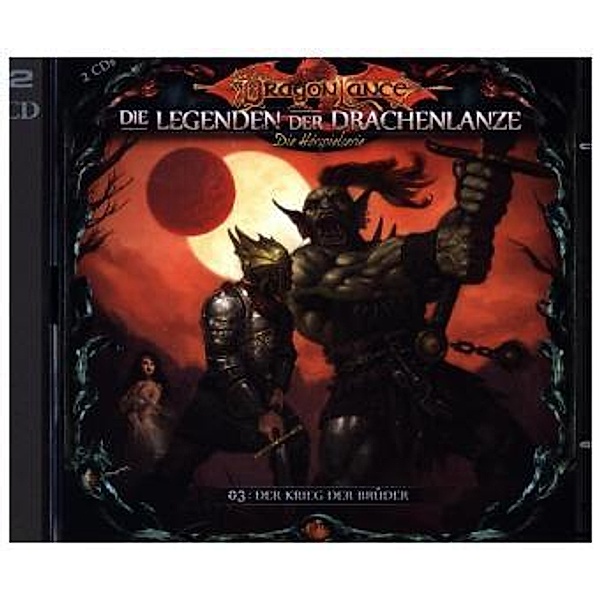 Die Legenden der Drachenlanze - Der Krieg der Brüder, 2 Audio-CDs, David Holy