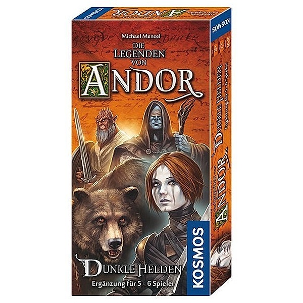 Kosmos Spiele Die Legenden von Andor, Dunkle Helden (Spiel-Zubehör), Michael Menzel