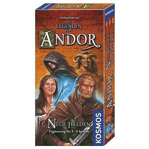 Kosmos Spiele Die Legenden von Andor, Neue Helden (Spiel-Zubehör), Michael Menzel