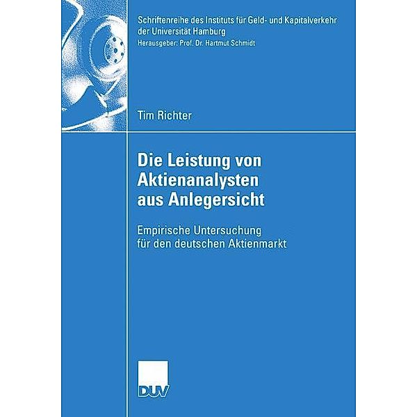 Die Leistung von Aktienanalysten aus Anlegersicht, Tim Richter