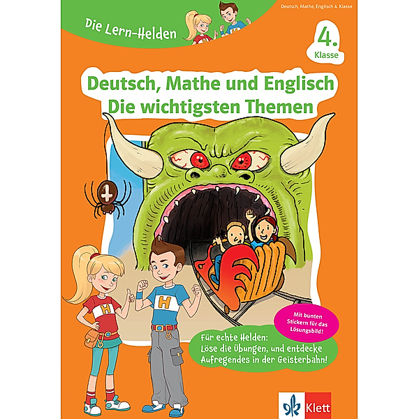 Die Lern-Helden / Klett Deutsch, Mathe und Englisch Die wichtigsten Themen 4. Klasse