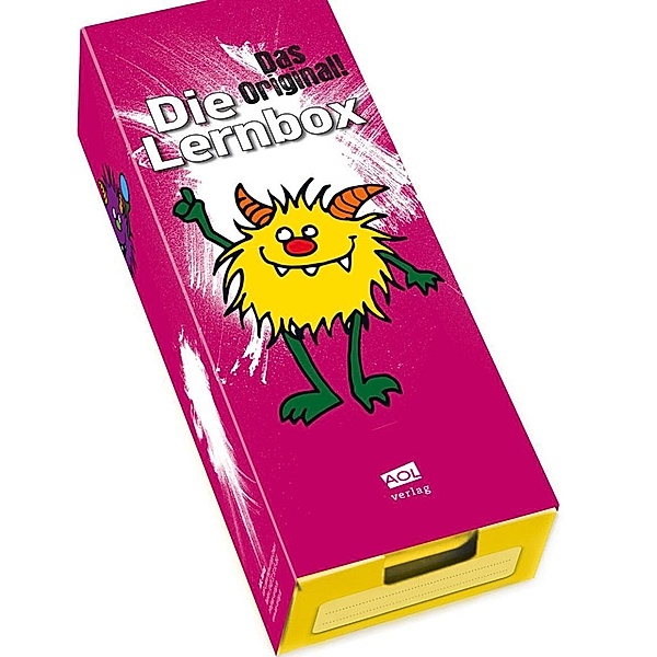 Die Lernbox (DIN A8) - Design: Monster