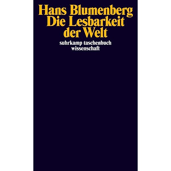 Die Lesbarkeit der Welt, Hans Blumenberg