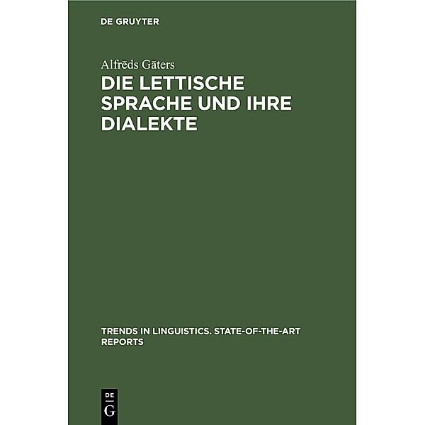 Die lettische Sprache und ihre Dialekte, Alfreds Gaters