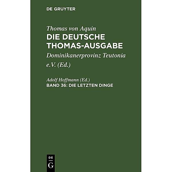 Die Letzten Dinge