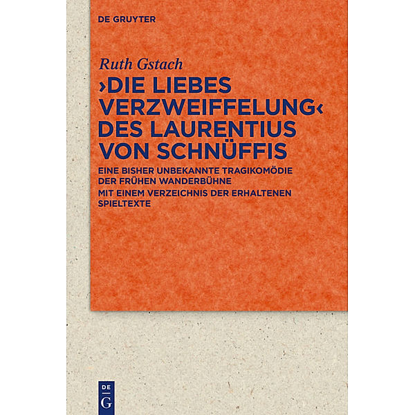 Die Liebes Verzweiffelung, Ruth Gstach