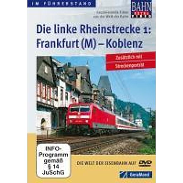 Die linke Rheinstrecke, 1 DVD, Johannes Poets