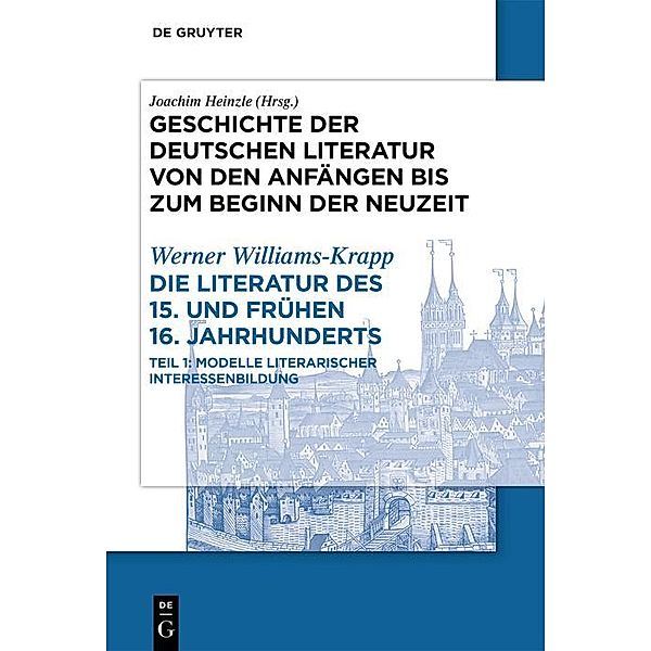 Die Literatur des 15. und frühen 16. Jahrhunderts, Werner Williams-Krapp