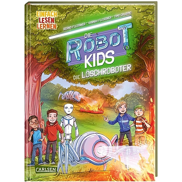 Die Löschroboter / Die Robot-Kids Bd.2, Bernd Flessner, Hannah Fleßner