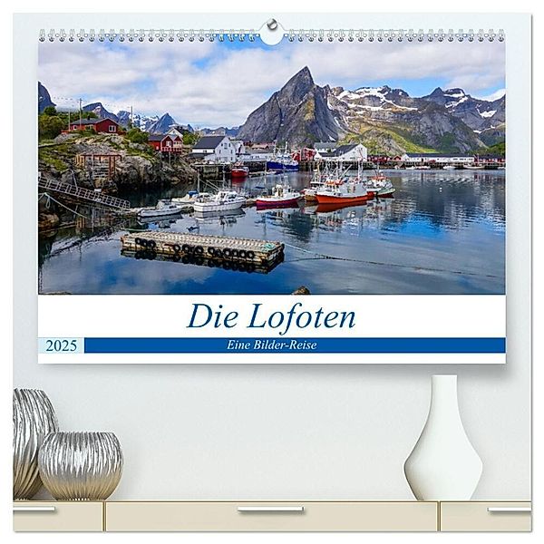 Die Lofoten - Eine Bilder-Reise (hochwertiger Premium Wandkalender 2025 DIN A2 quer), Kunstdruck in Hochglanz, Calvendo, Sebastian Heinrich