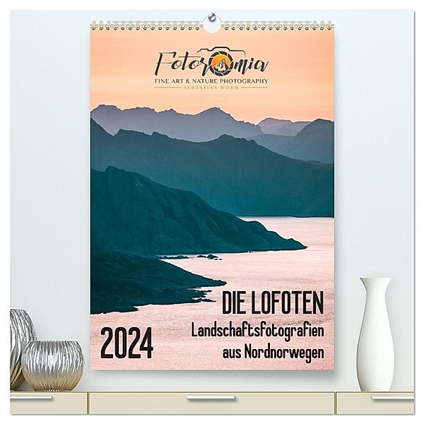 Die Lofoten - Landschaftsfotografien aus Nordnorwegen (hochwertiger Premium Wandkalender 2024 DIN A2 hoch), Kunstdruck in Hochglanz, Sebastian Worm