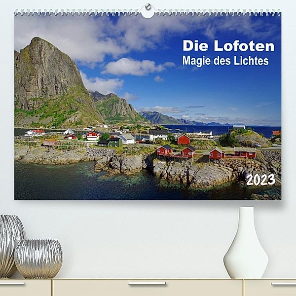 Die Lofoten - Magie des Lichtes (Premium, hochwertiger DIN A2 Wandkalender 2023, Kunstdruck in Hochglanz), Reinhard Pantke