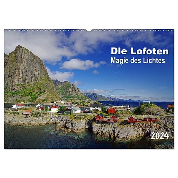 Die Lofoten - Magie des Lichtes (Wandkalender 2024 DIN A2 quer), CALVENDO Monatskalender, Reinhard Pantke
