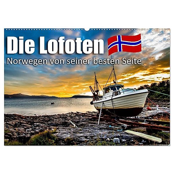Die Lofoten - Norwegen von seiner besten Seite (Wandkalender 2024 DIN A2 quer), CALVENDO Monatskalender, Daniel Philipp