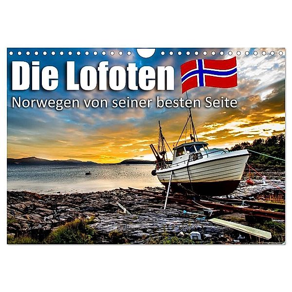 Die Lofoten - Norwegen von seiner besten Seite (Wandkalender 2024 DIN A4 quer), CALVENDO Monatskalender, Daniel Philipp