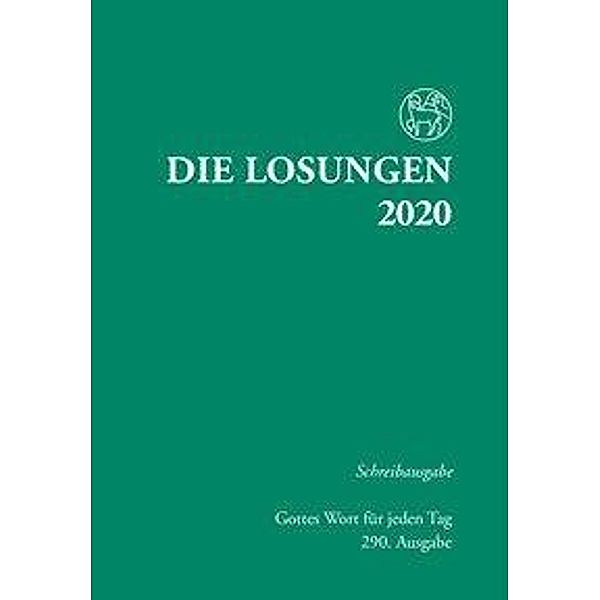 Die Losungen 2020, Schreibausgabe